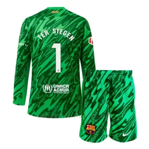 Camiseta Portero FC Barcelona Ter Stegen 1 Niños 1ª Equipación 24/25 Manga Larga Camiseta Portero FC Barcelona Ter Stegen 1 Niños 1ª Equipación 24/25 Manga Larga