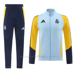 Conjunto De Chaqueta De Entrenamiento Real Madrid Hombre 24/25 Gris Conjunto De Chaqueta De Entrenamiento Real Madrid Hombre 24/25 Gris