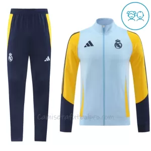 Conjunto De Chaqueta De Entrenamiento Real Madrid Niños 24/25 Gris Conjunto De Chaqueta De Entrenamiento Real Madrid Niños 24/25 Gris
