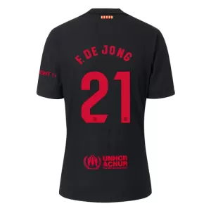 Camiseta FC Barcelona Frenkie de Jong 21 Hombre 2ª Equipación 24/25