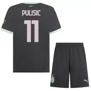 Camiseta AC Milan Christian Pulišić 11 Niños 3ª Equipación 24/25 Camiseta AC Milan Christian Pulišić 11 Niños 3ª Equipación 24/25