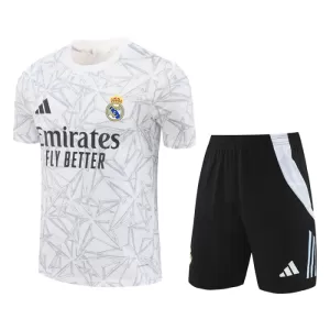 Camiseta Real Madrid Pre-Match Niños 24/25 Blanco Camiseta Real Madrid Pre-Match Niños 24/25 Blanco