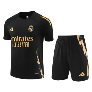 Camiseta Real Madrid Pre-Match Niños 24/25 Negro Camiseta Real Madrid Pre-Match Niños 24/25 Negro