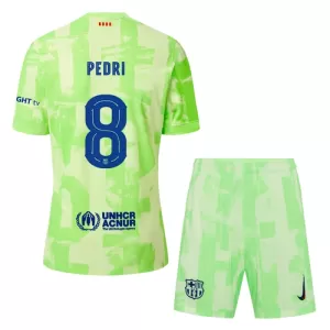 Camiseta FC Barcelona Pedri 8 Niños 3ª Equipación 24/25 Camiseta FC Barcelona Pedri 8 Niños 3ª Equipación 24/25