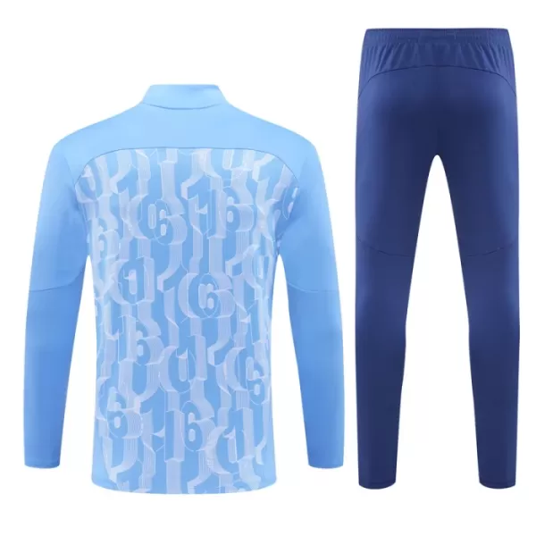 Conjunto de sudadera de entrenamiento Manchester City Hombre 24/25 Azul