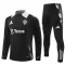 Conjunto de sudadera de entrenamiento Manchester United Hombre 24/25 Negro
