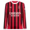 Camiseta AC Milan Hombre 1ª Equipación 24/25 Manga Larga