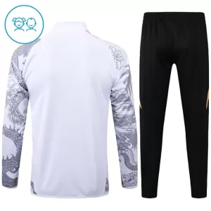 Conjunto De Chaqueta De Entrenamiento Real Madrid Niños Dragón 24/25 Blanco