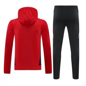 Sudadera de entrenamiento con capucha Manchester United Hombre 24/25 Rojo