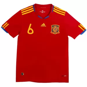Camiseta España A. Iniesta 6 2010 Hombre 1ª Equipación Retro