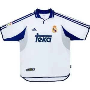 Camiseta Real Madrid 2000-01 Hombre 1ª Equipación Retro
