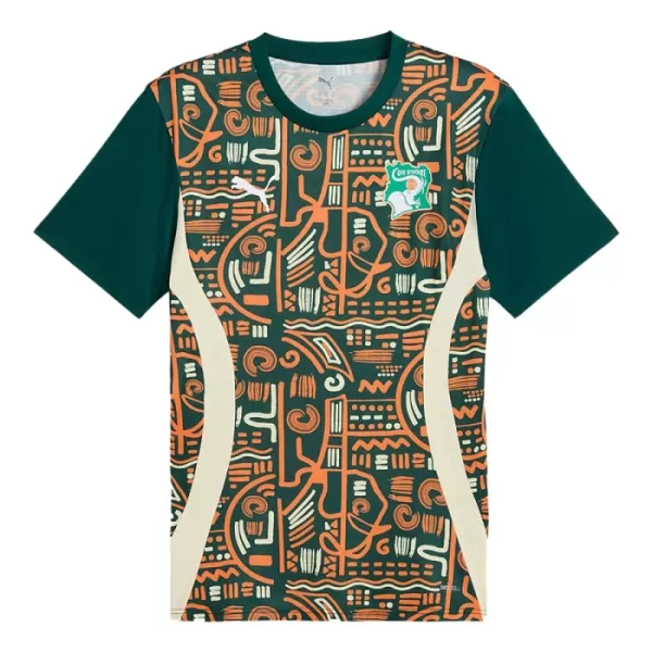 Camiseta Costa de Marfil Pre-Match Hombre 24/25 Camiseta Costa de Marfil Pre-Match Hombre 24/25