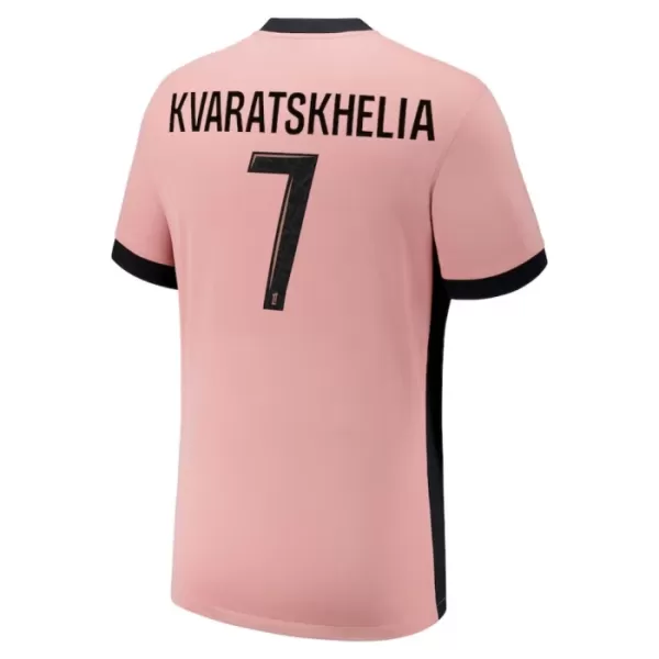 Camiseta Paris Saint-Germain Kvaratskhelia 7 Hombre 3ª Equipación 24/25