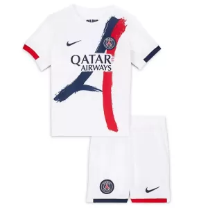 Camiseta Paris Saint-Germain Kvaratskhelia 7 Niños 2ª Equipación 24/25