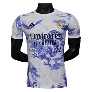 Camiseta Real Madrid Hombre Dragón 24/25 Blanco Edición Especial