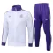 Conjunto De Chaqueta De Entrenamiento Real Madrid Hombre 24/25 Blanco