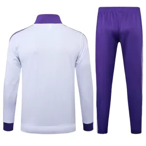 Conjunto De Chaqueta De Entrenamiento Real Madrid Hombre 24/25 Blanco