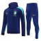 Conjunto de sudadera de entrenamiento Brasil Hombre 24/25 Navy