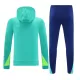 Conjunto de sudadera de entrenamiento Brasil Hombre 24/25 Verde