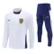 Conjunto de sudadera de entrenamiento Portugal Hombre 24/25 Blanco