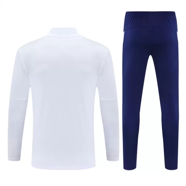 Conjunto de sudadera de entrenamiento Portugal Hombre 24/25 Blanco