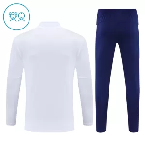Conjunto de sudadera de entrenamiento Portugal Niños 24/25 Blanco