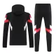Sudadera de entrenamiento con capucha Manchester United Hombre 24/25 Negro