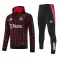 Sudadera de entrenamiento con capucha Manchester United Hombre 24/25 Rojo