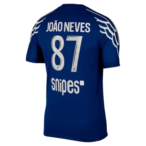 Camiseta Paris Saint-Germain Joao Neves 87 Hombre 4ª Equipación 24/25