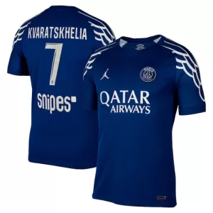Camiseta Paris Saint-Germain Kvaratskhelia 7 Hombre 4ª Equipación 24/25