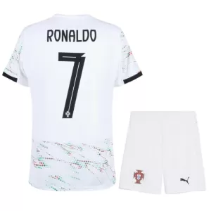 Camiseta Portugal Cristiano Ronaldo 7 Niños 2ª Equipación 2025