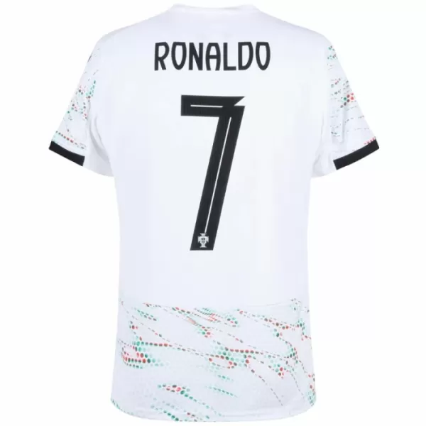 Camiseta Portugal Cristiano Ronaldo 7 Niños 2ª Equipación 2025