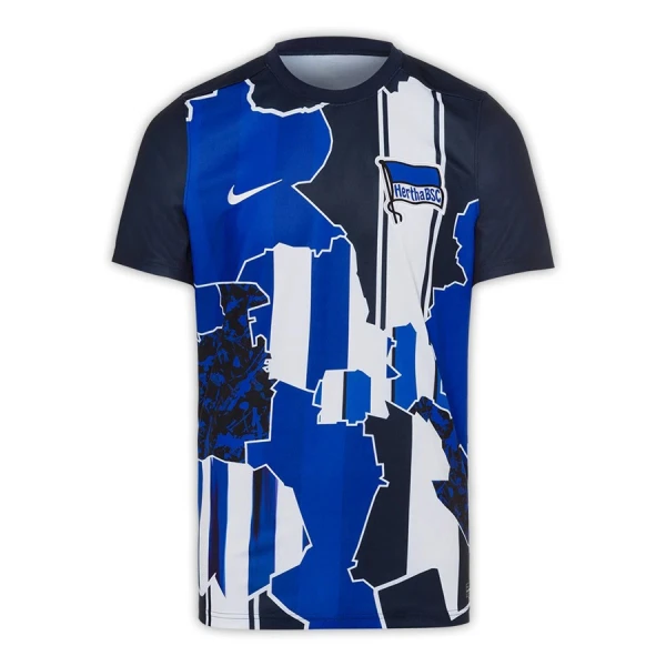 Camiseta Hertha Berlín Pre-Match Hombre 24/25 Camiseta Hertha Berlín Pre-Match Hombre 24/25
