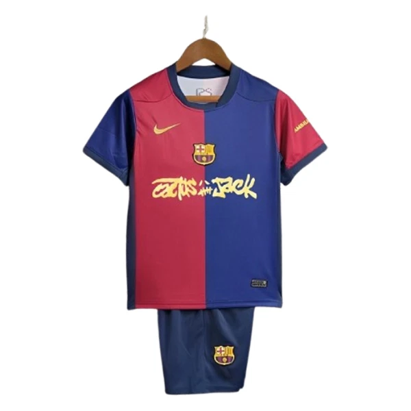 Camiseta FC Barcelona x Travis Scott Niños 1ª Equipación 24/25 Camiseta FC Barcelona x Travis Scott Niños 1ª Equipación 24/25