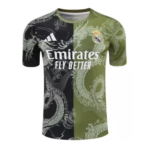 Camiseta Real Madrid Hombre Dragón 24/25 Verde Camiseta Real Madrid Hombre Dragón 24/25 Verde