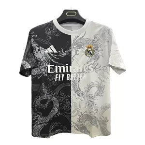 Camiseta Real Madrid Hombre Dragón 24/25 Blanco Camiseta Real Madrid Hombre Dragón 24/25 Blanco