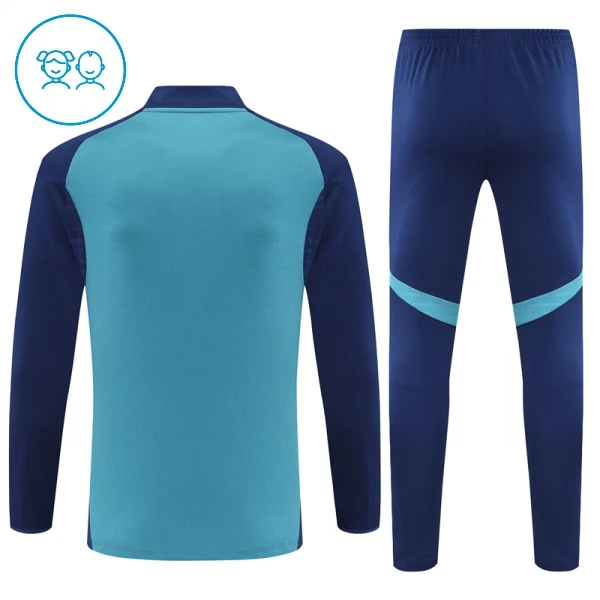 Conjunto de sudadera de entrenamiento Arsenal Niños 25/26 Azul