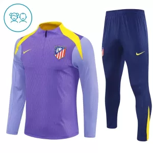 Conjunto de sudadera de entrenamiento Atlético Madrid Niños 25/26 Púrpura
