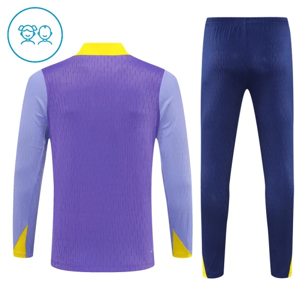 Conjunto de sudadera de entrenamiento Atlético Madrid Niños 25/26 Púrpura