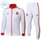 Conjunto De Chaqueta De Entrenamiento FC Bayern Múnich Niños 24/25 Blanco