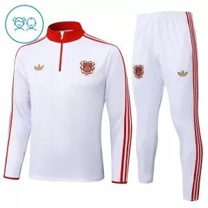 Conjunto de sudadera de entrenamiento FC Bayern Múnich Niños 24/25 Blanco