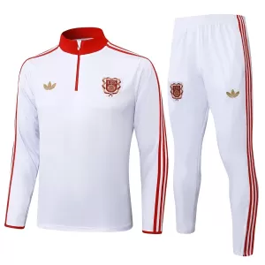 Conjunto de sudadera de entrenamiento FC Bayern Múnich Hombre 24/25 Blanco