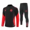 Conjunto de sudadera de entrenamiento FC Bayern Múnich Hombre 25/26 Negro