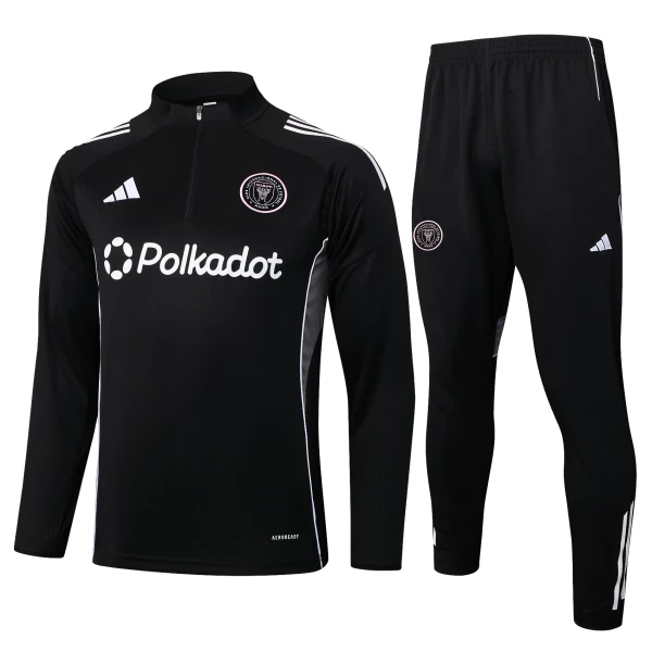 Conjunto de sudadera de entrenamiento Inter Miami CF Hombre 25/26 Negro