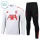 Conjunto de sudadera de entrenamiento Liverpool Niños 25/26 Blanco Conjunto de sudadera de entrenamiento Liverpool Niños 25/26 Blanco