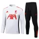 Conjunto de sudadera de entrenamiento Liverpool Hombre 25/26 Blanco Conjunto de sudadera de entrenamiento Liverpool Hombre 25/26 Blanco