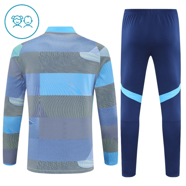 Conjunto de sudadera de entrenamiento Real Madrid Niños 25/26 Azul