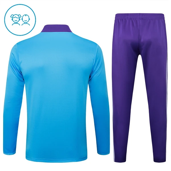 Conjunto de sudadera de entrenamiento Real Madrid Niños 25/26 Azul