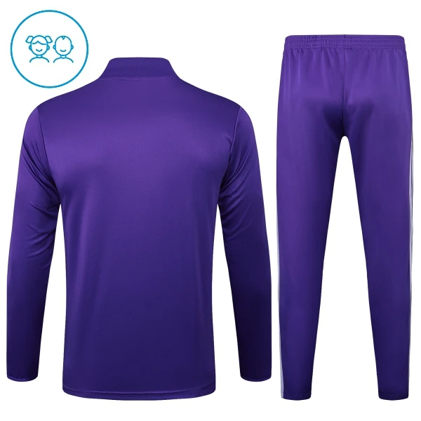 Conjunto de sudadera de entrenamiento Real Madrid Niños 25/26 Púrpura