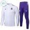 Conjunto de sudadera de entrenamiento Real Madrid Niños 25/26 Blanco